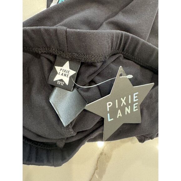 Pixie Lane NWT Emoji Leggings in Black Size 11/12 - Picture 3 of 3